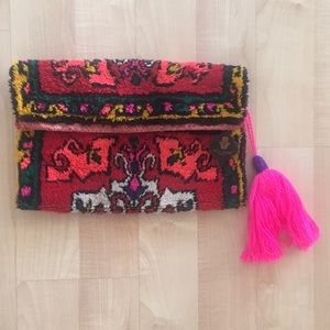Wild Heart hand-made clutch